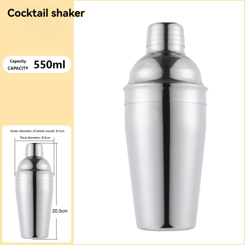 Glass cocktail shaker with 304 steel, natural color, photo 5