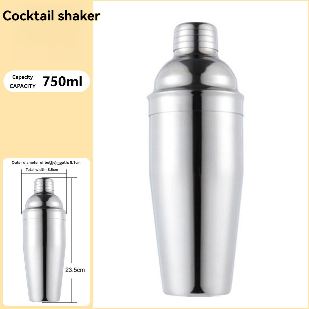Glass cocktail shaker with 304 steel, natural color, photo 6