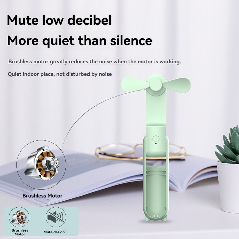 Small handheld fan with power bank function, photo 3