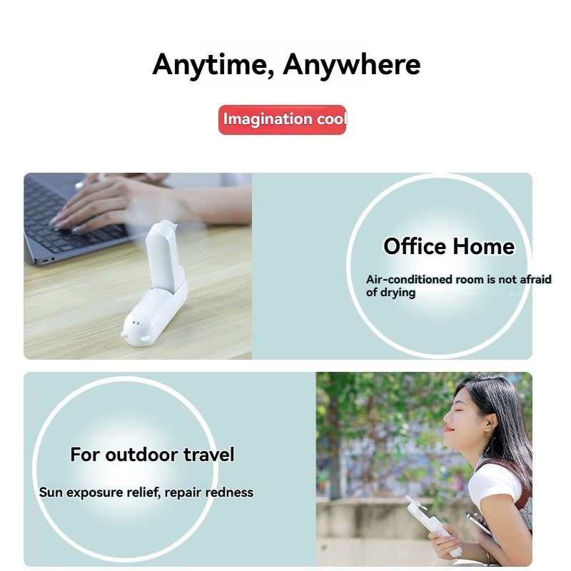 Small handheld fan with power bank function, photo 4