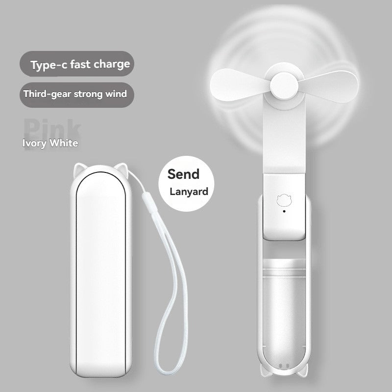 Small handheld fan with power bank function, photo 5
