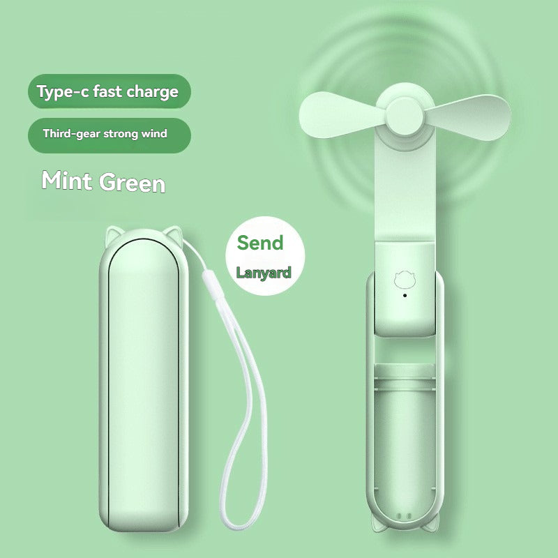 Small handheld fan with power bank function, photo 6