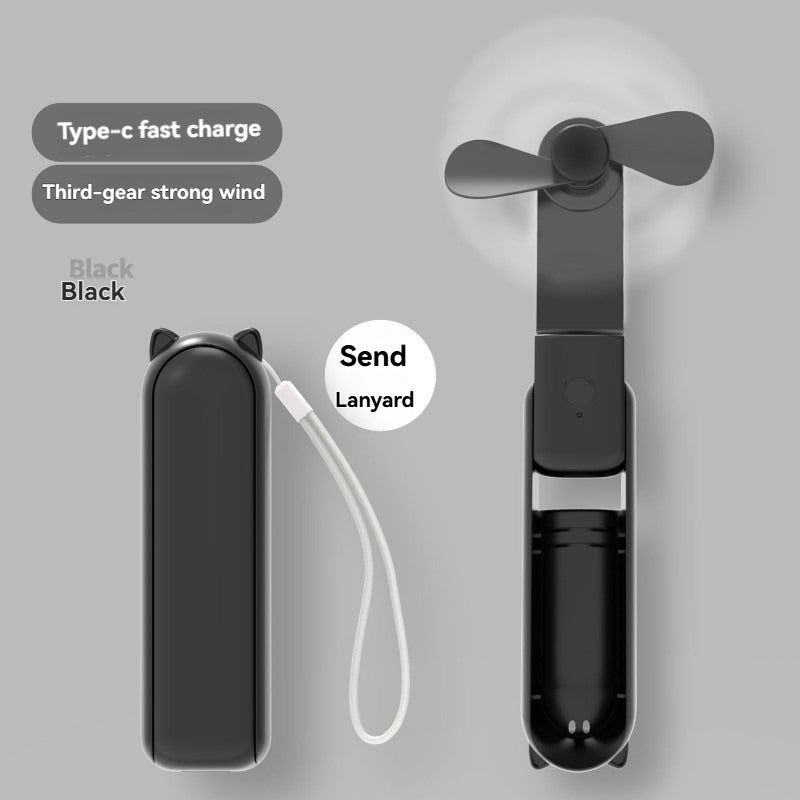 Small handheld fan with power bank function, photo 7