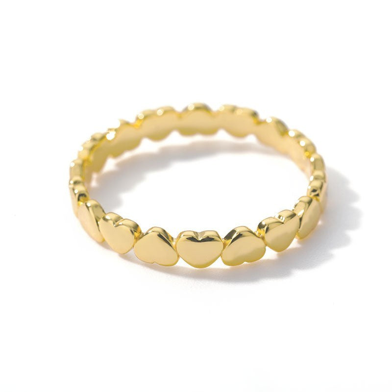 Heart ring, heart shaped splice ring, photo 5