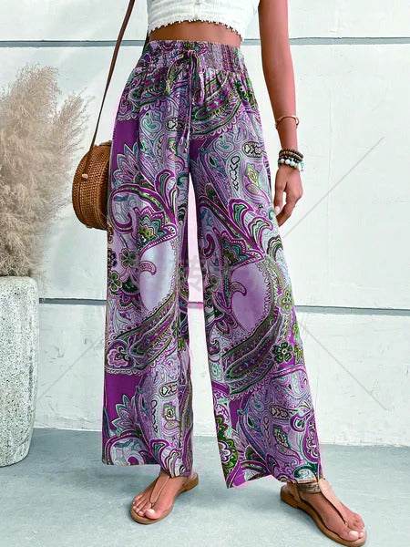 Women's high waisted wide leg pants, photo 2