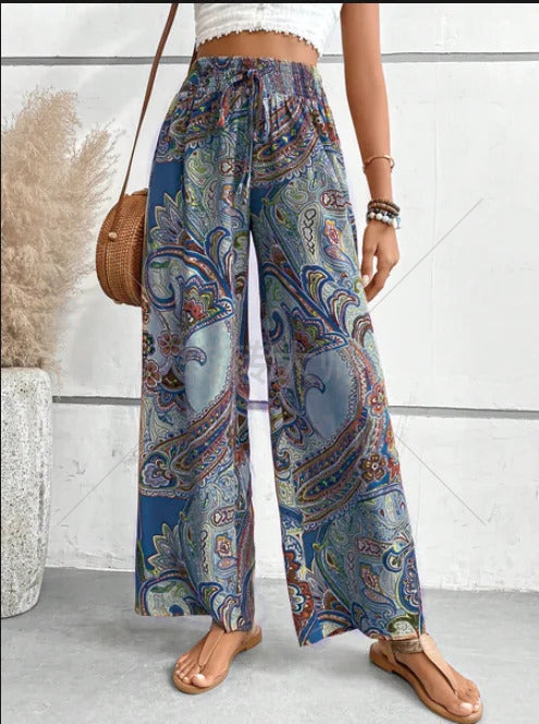 Women's high waisted wide leg pants, photo 4