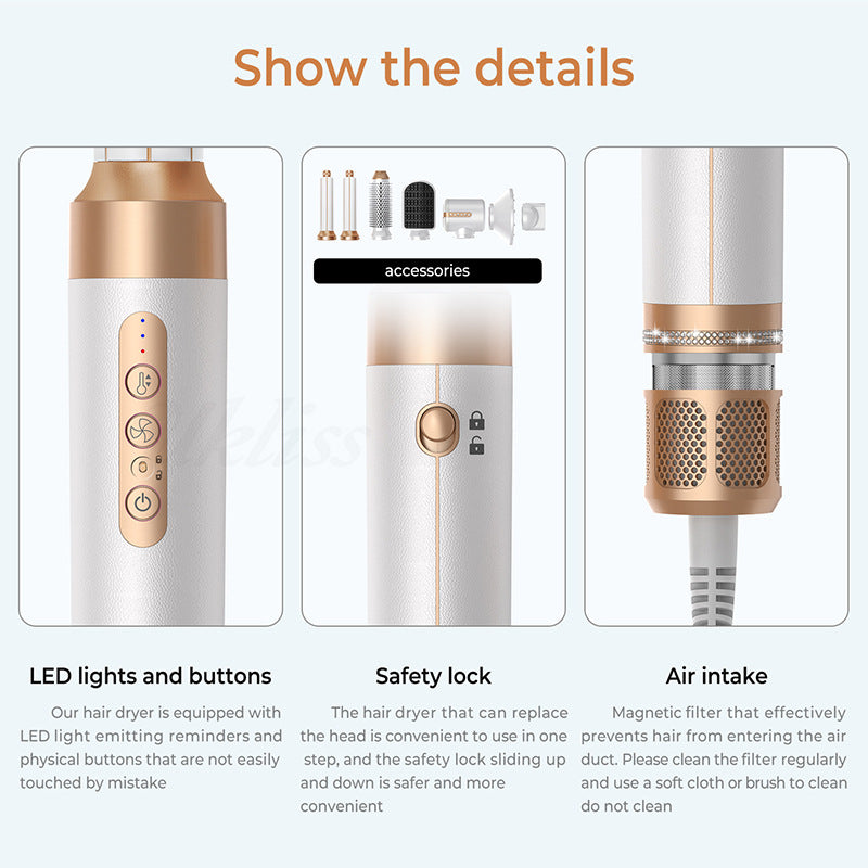 7-in-1 hot air brush styler, photo 3