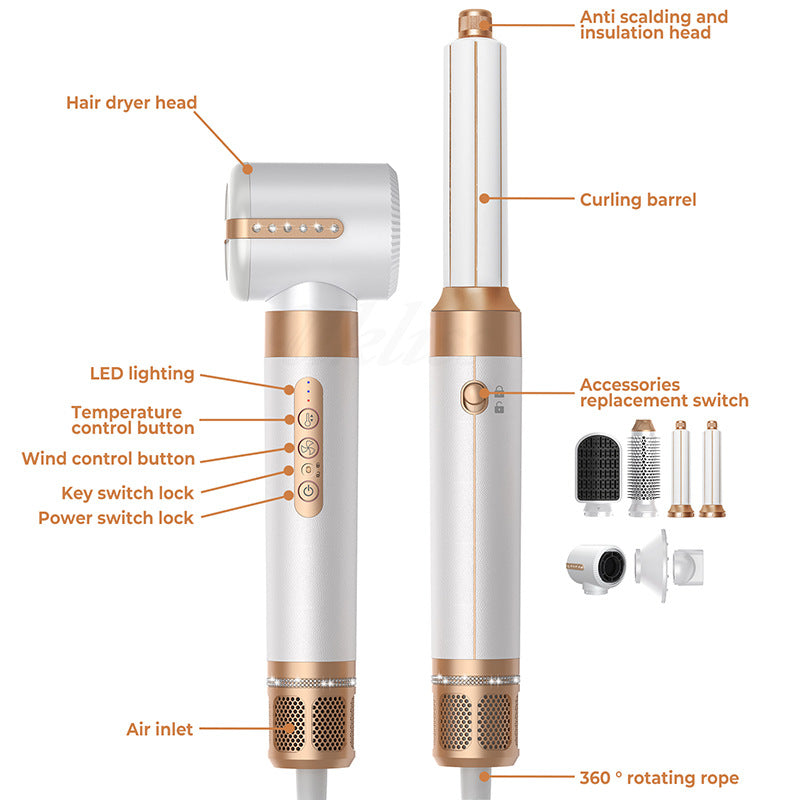 7-in-1 hot air brush styler, photo 4