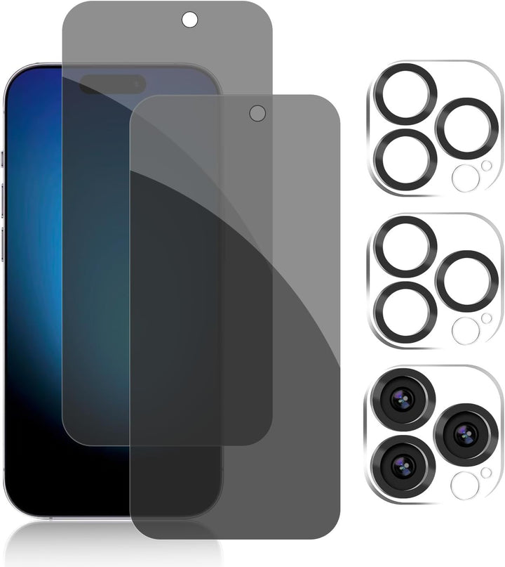 Touch test on the iPhone 15 privacy screen protector