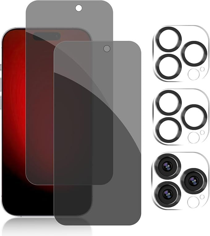 Packaging detail of the iPhone 15 privacy screen protector