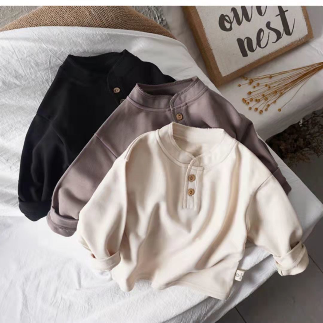 Kids' henley-style top, toddler shirt, photo 2