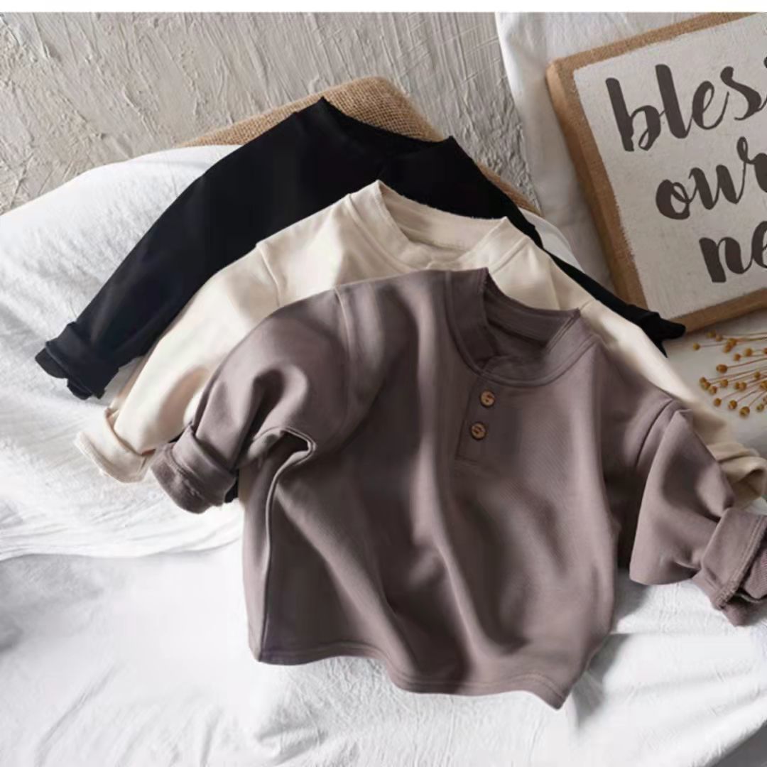 Kids' henley-style top, toddler shirt, photo 3