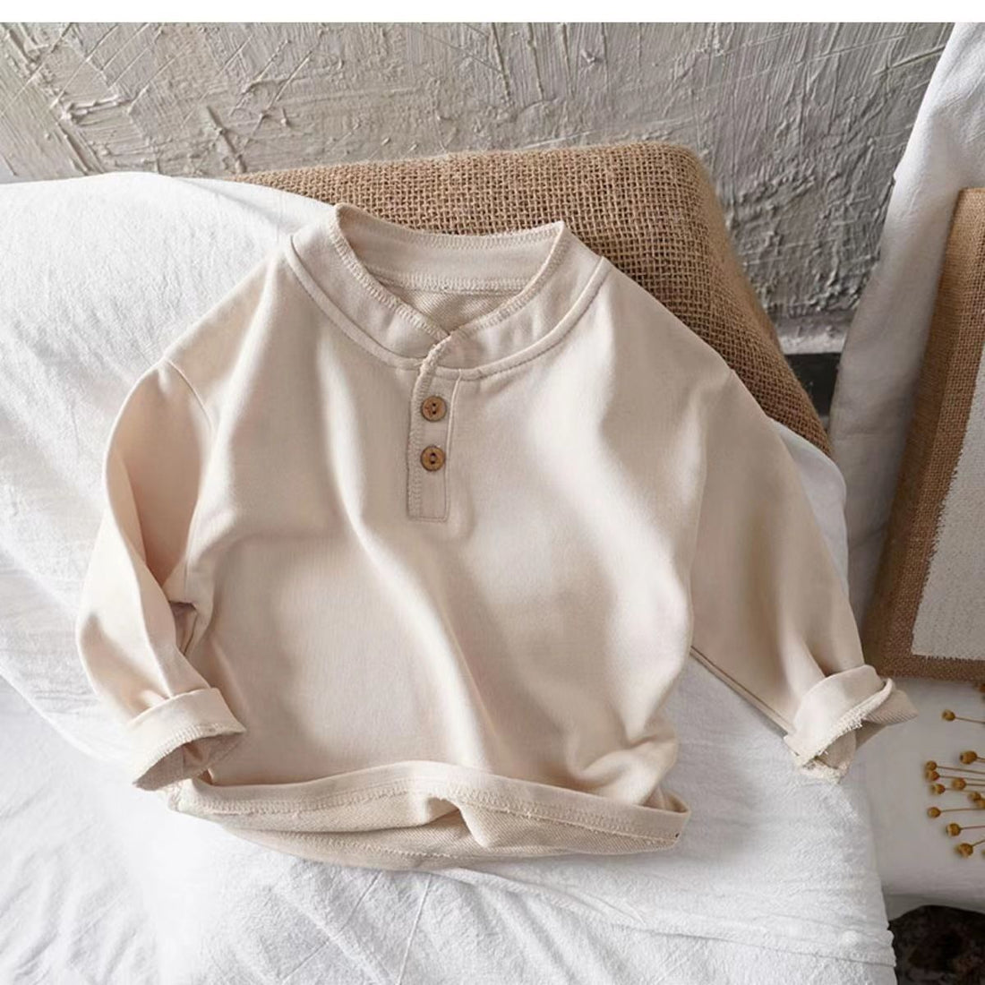 Kids' henley-style top, toddler shirt, photo 6