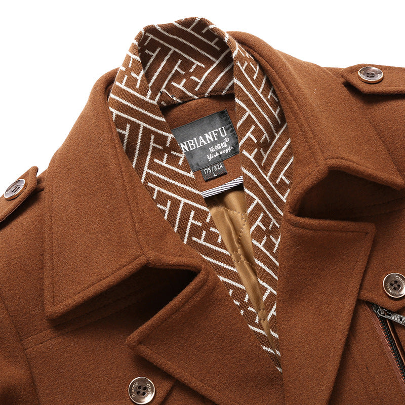 Thickened lapel overcoat, photo 4