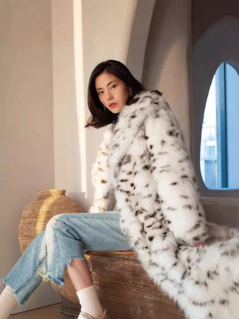 Long coat in leopard print, photo 2