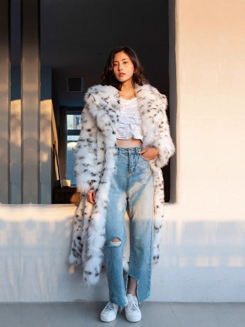 Long coat in leopard print, photo 4
