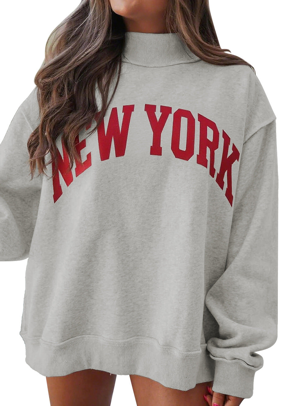 Letter print pullover graphic sweatshirt, photo 6