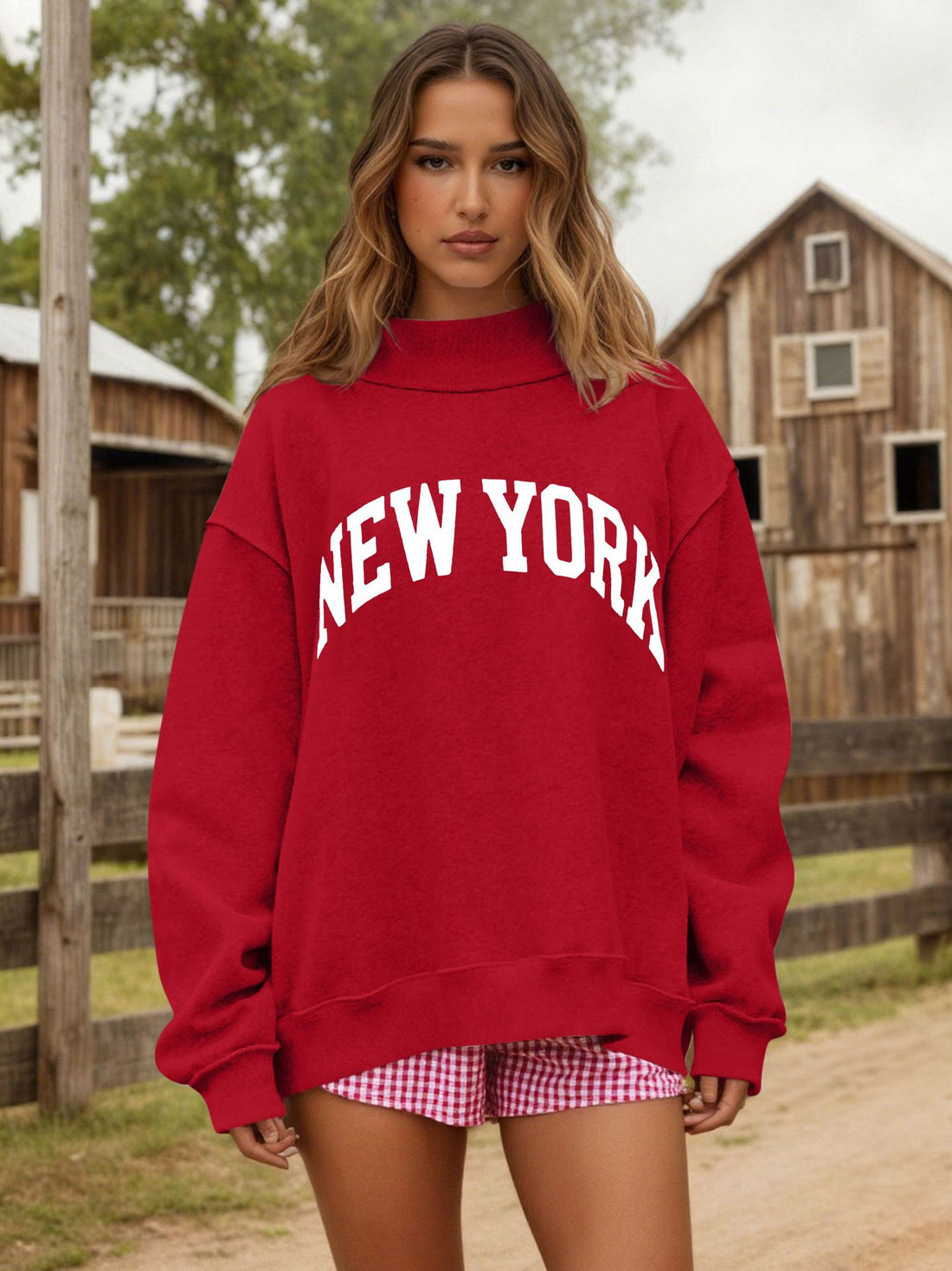 Letter print pullover graphic sweatshirt, photo 8