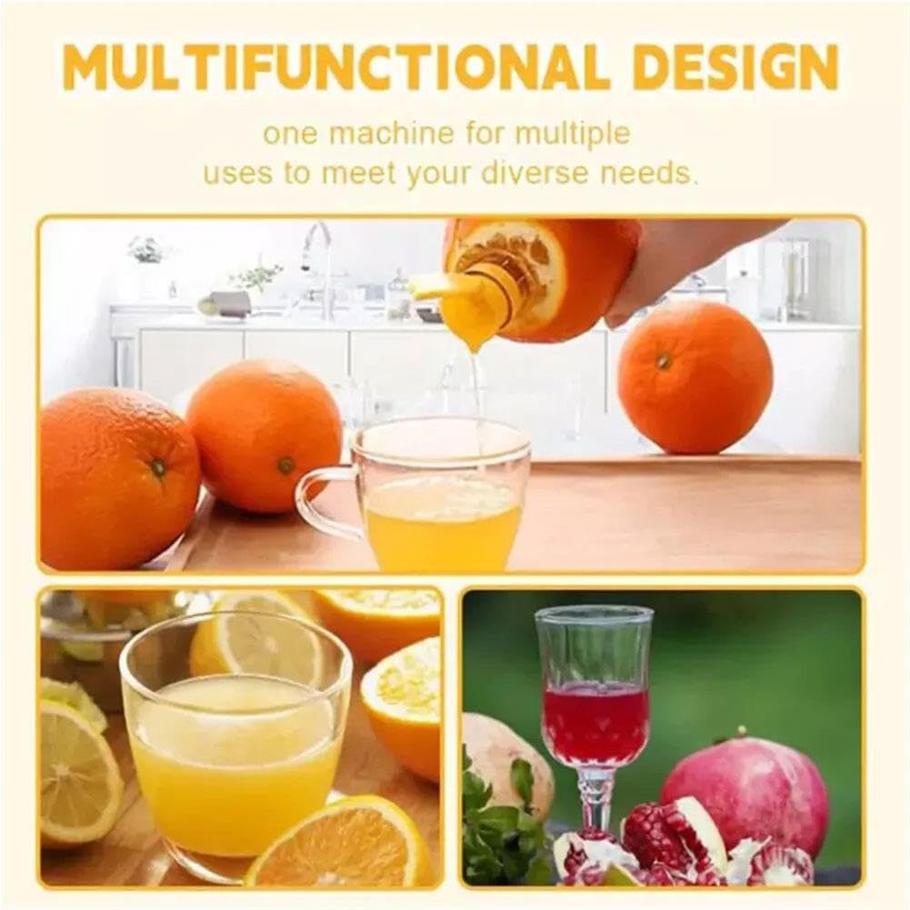 Manual juicer, yellow hand juicer, photo 2