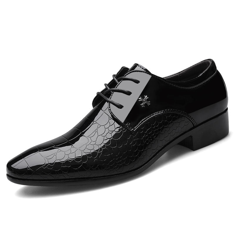 Men's black leather dress shoes, photo 7