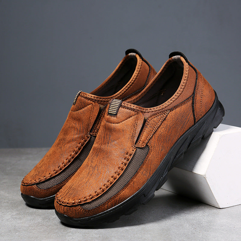 Men's breathable business casual shoes
