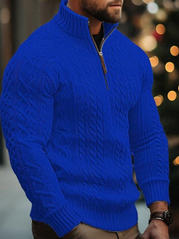 Men's half zip sweater coat, photo 2