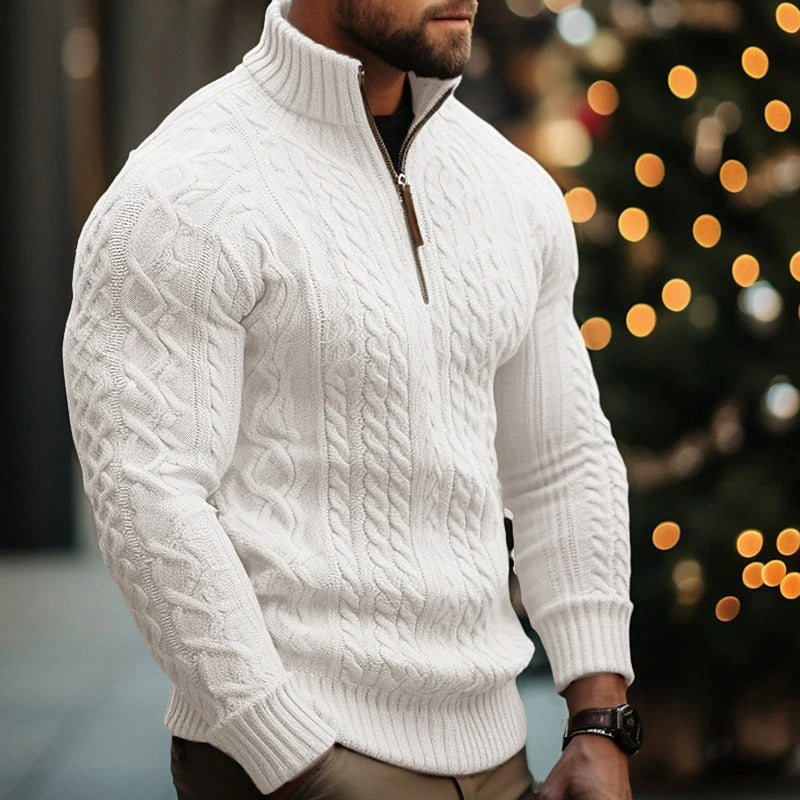 Men's half zip sweater coat, photo 8