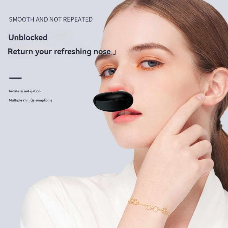 Nasal clip device with silicone sleeves