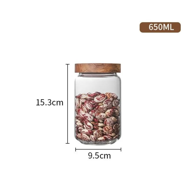 Several jar sizes shown side by side