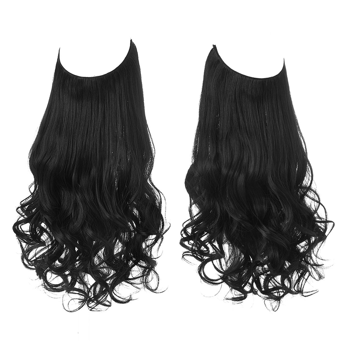 One-piece long blonde wig
