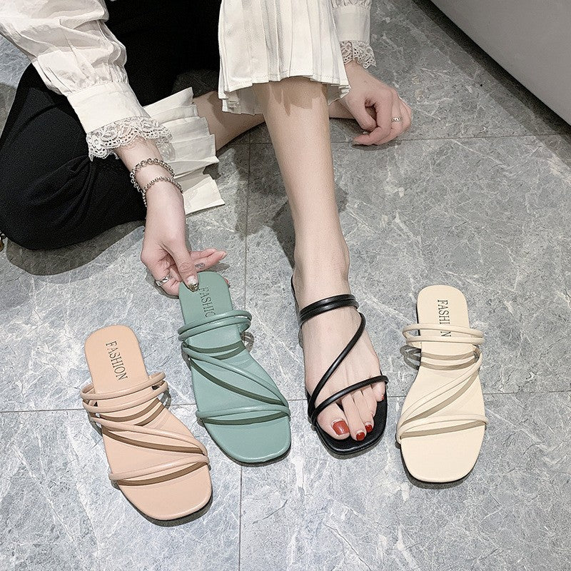 Casual flat outdoor slippers, photo 2