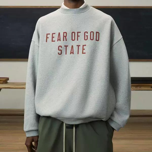 Oversized couples crewneck sweatshirt, photo 8