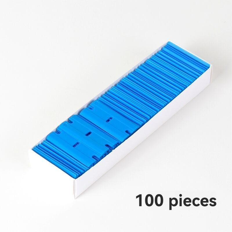 Plastic razor blade scraper for car window film and glue, photo 8