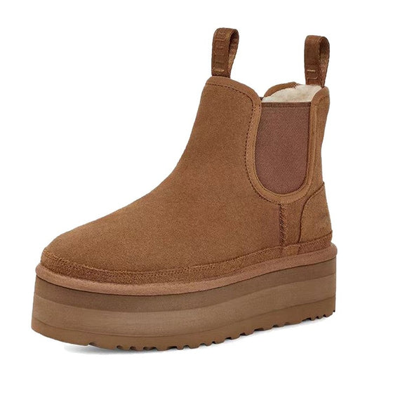 Thick sole round toe snow boots, photo 6