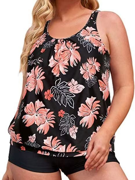 Loose lantern plus size swimsuit, photo 4
