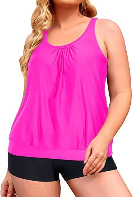 Loose lantern plus size swimsuit, photo 8