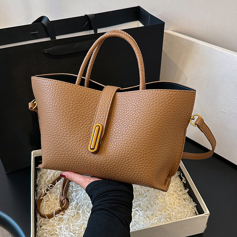 Retro bucket shoulder bag