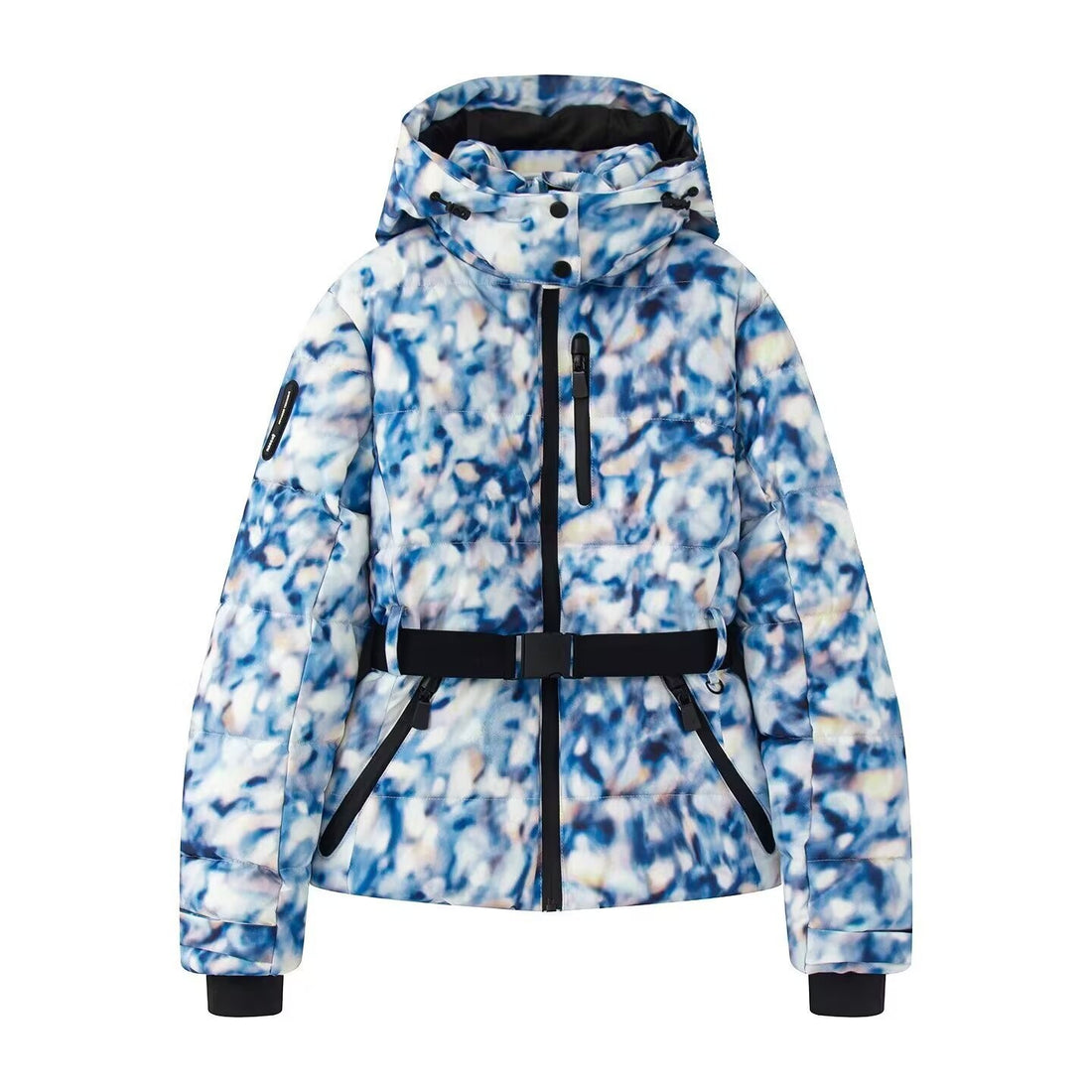 Belted Hooded Cotton-Padded Coat in Multiple Colors and Sizes, image 6 of 34