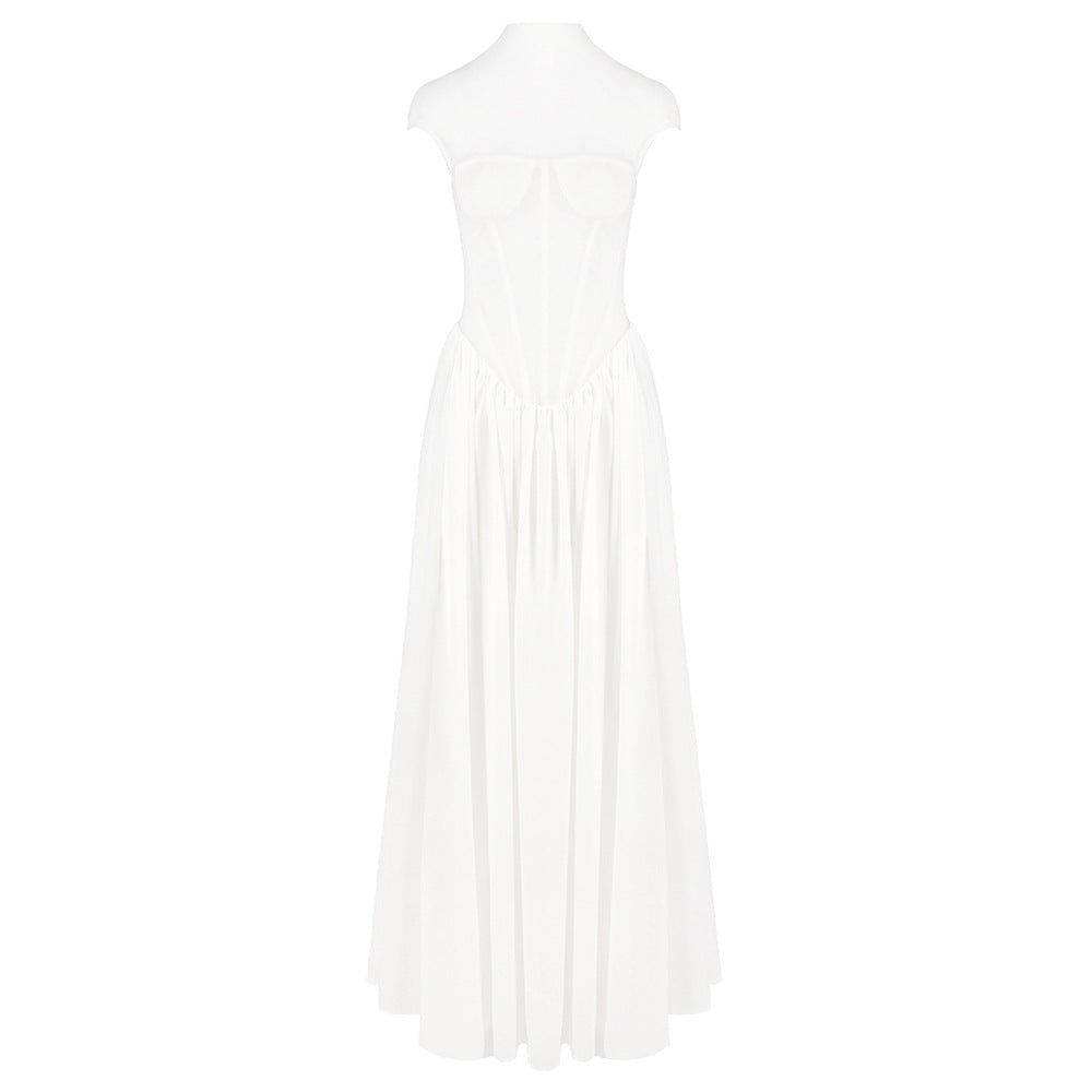 Lightweight Semi-Transparent Chiffon Dress, image 6 of 8
