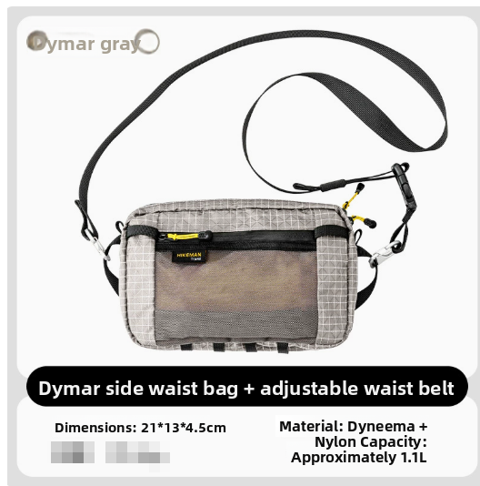 Outdoor Camping Fanny Pack in Black, Gray, Purple and Army Green, image 6 of 17