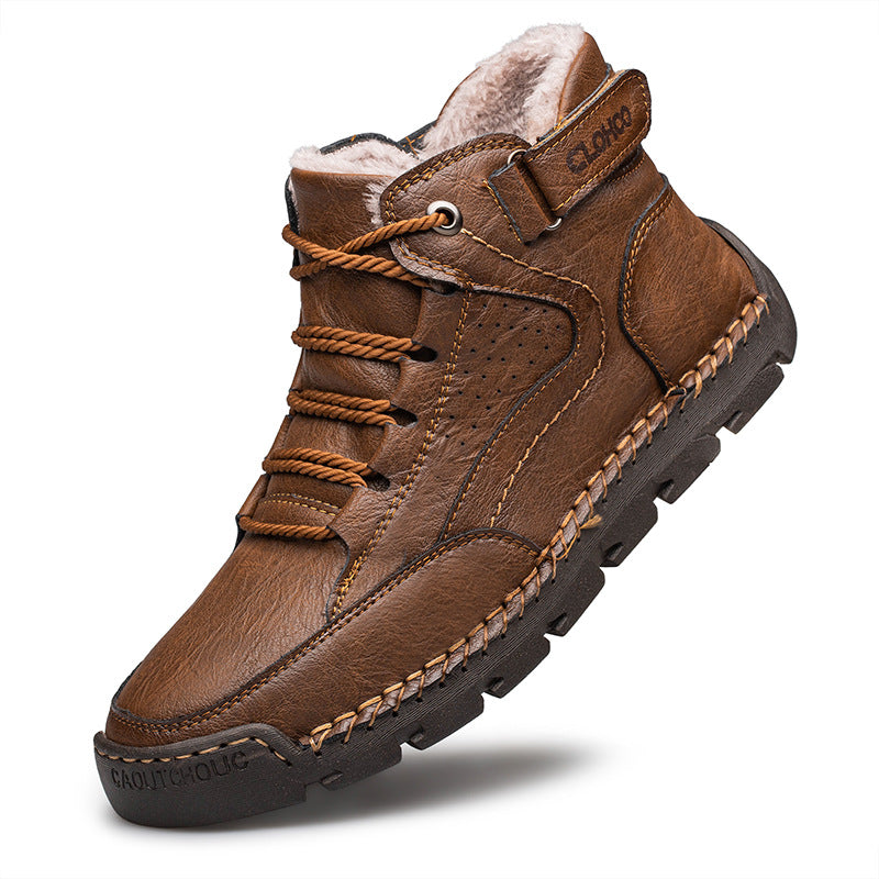 Men's Stitch Casual Shoes, Fleece-Lined Options, Sizes 39 to 48, image 6 of 45