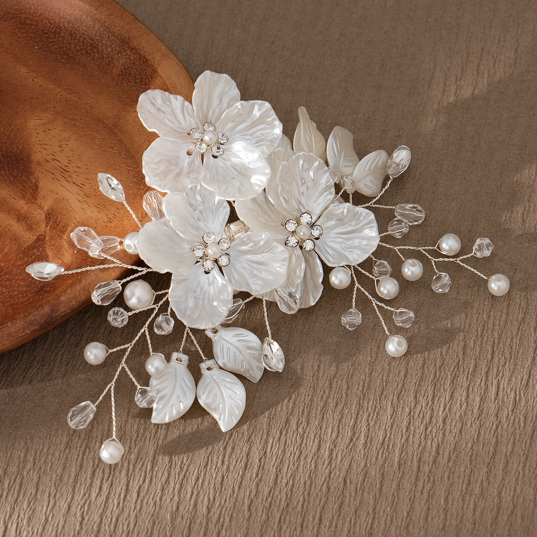 Pearl Flower Duckbill Hair Clip, 31 Styles, image 6 of 36