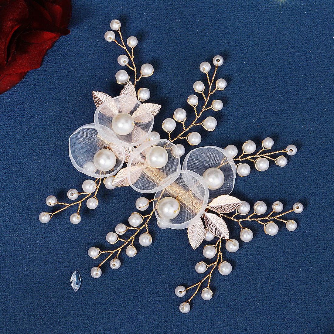 Pearl Flower Duckbill Hair Clip, 31 Styles, image 8 of 36