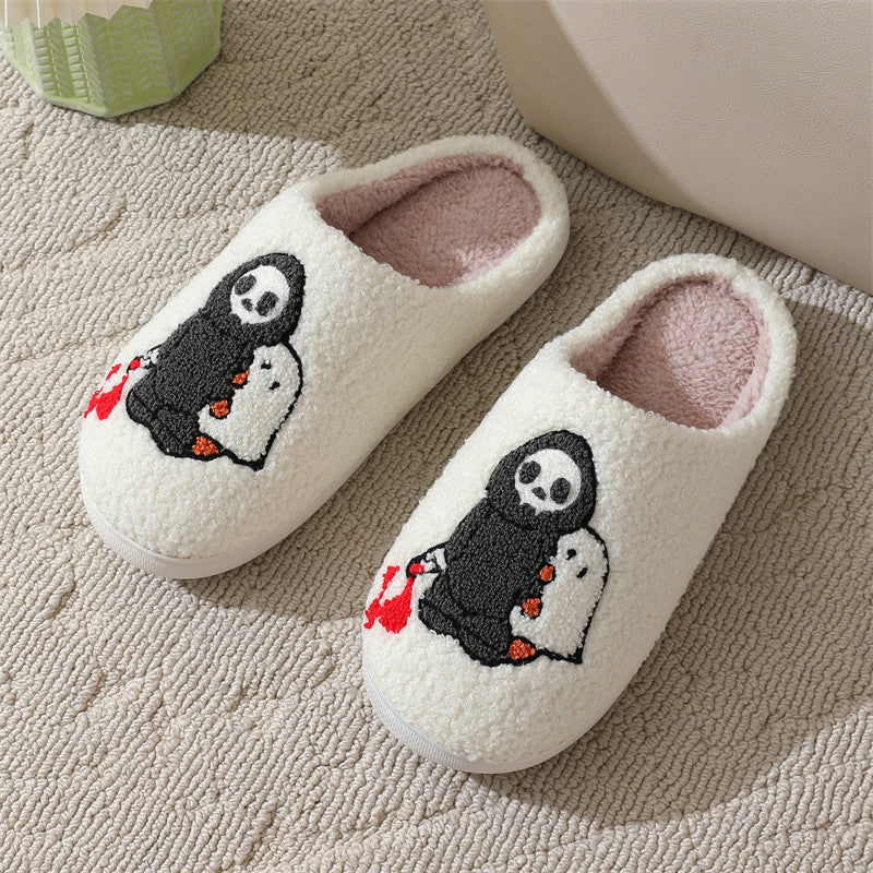 Plush Warm Slippers, Sizes 36 to 45, image 2 of 6