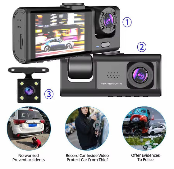 Dashcam, Front 1080P and Rear 480P with Wi-Fi, image 4 of 4