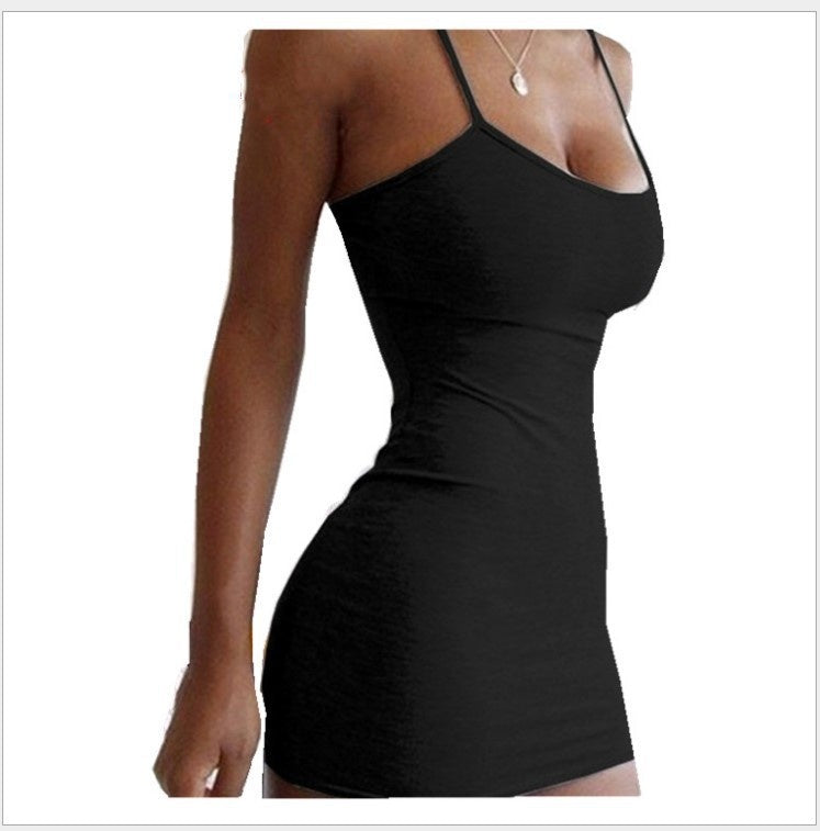 Women's spaghetti strap slim-fit bodycon dress, photo 6