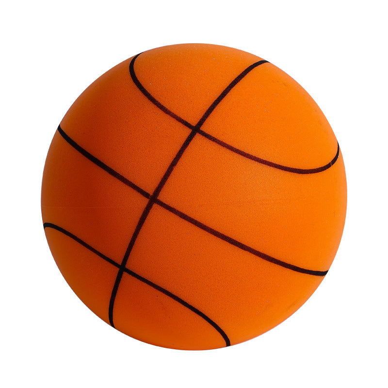 Orange high-density foam basketball for the Indoor Silent Basketball Hoop & Ball Set