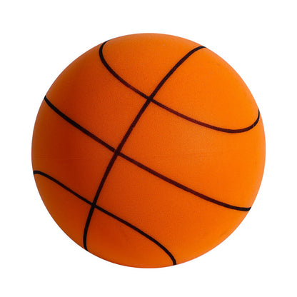 Orange high-density foam basketball for the Indoor Silent Basketball Hoop & Ball Set
