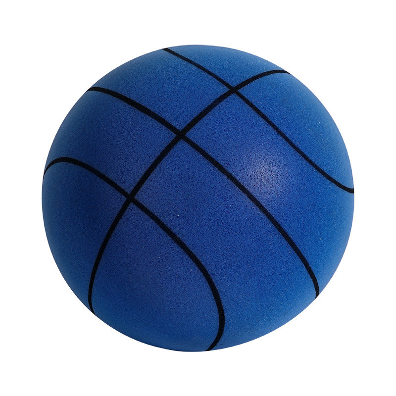 Blue high-density foam basketball for the Indoor Silent Basketball Hoop & Ball Set