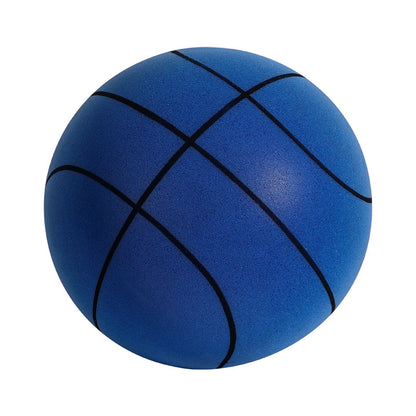 Blue high-density foam basketball for the Indoor Silent Basketball Hoop & Ball Set